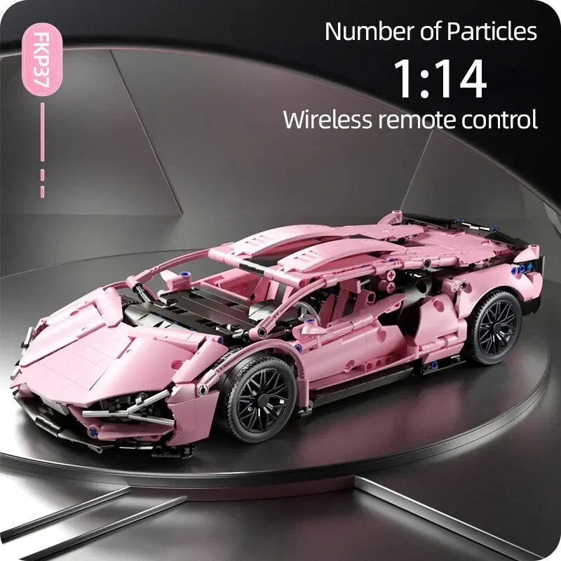 Remote Control Supercar Model Building Blocks