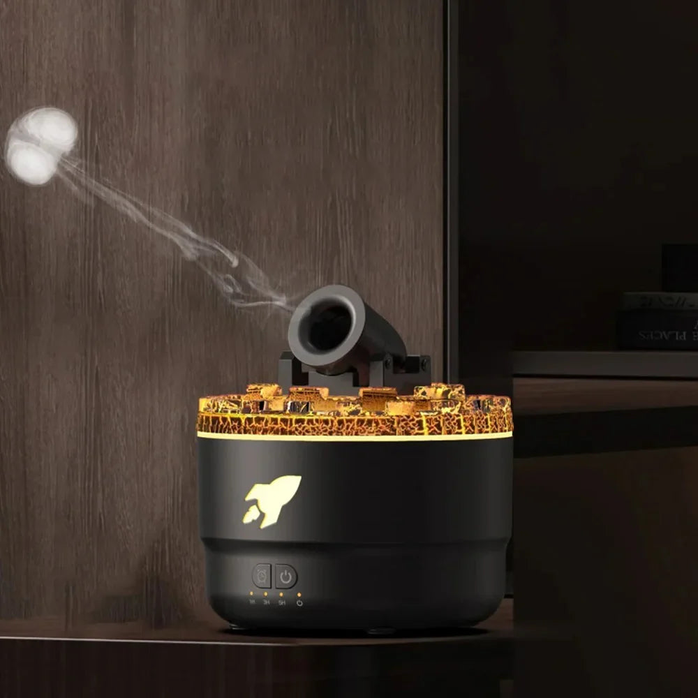Volcanic Lava Aromatherapy Humidifier Night Light Diffuser