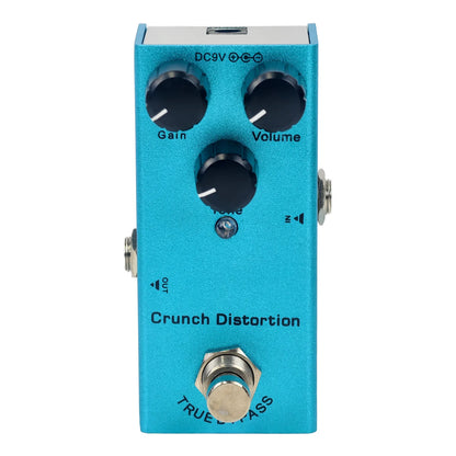 Compact Electric Guitar Effects Pedal With Multiple Functions
