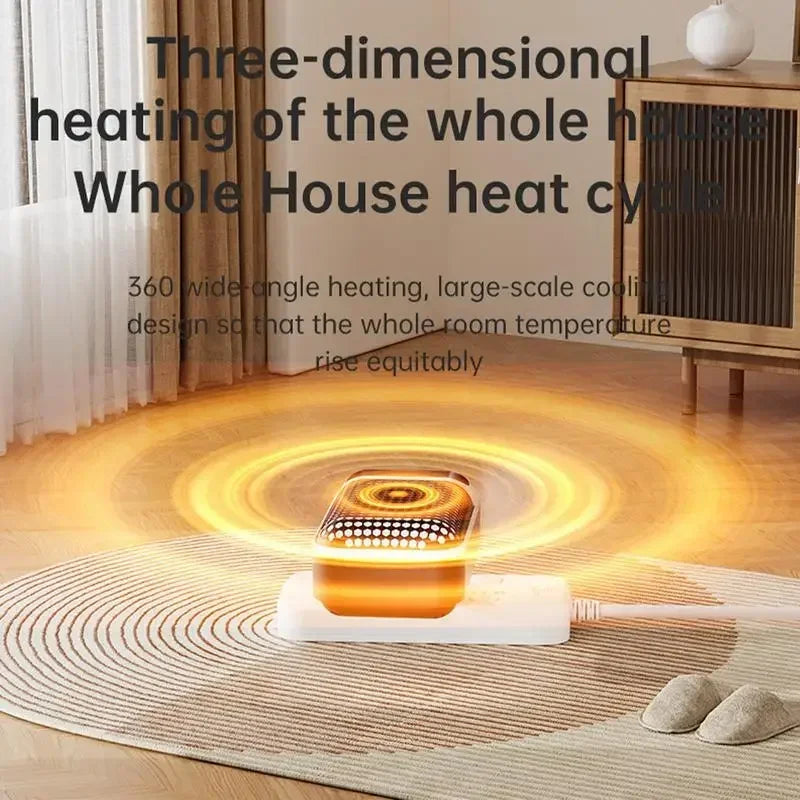 Portable Wall Outlet Heater With Remote Control