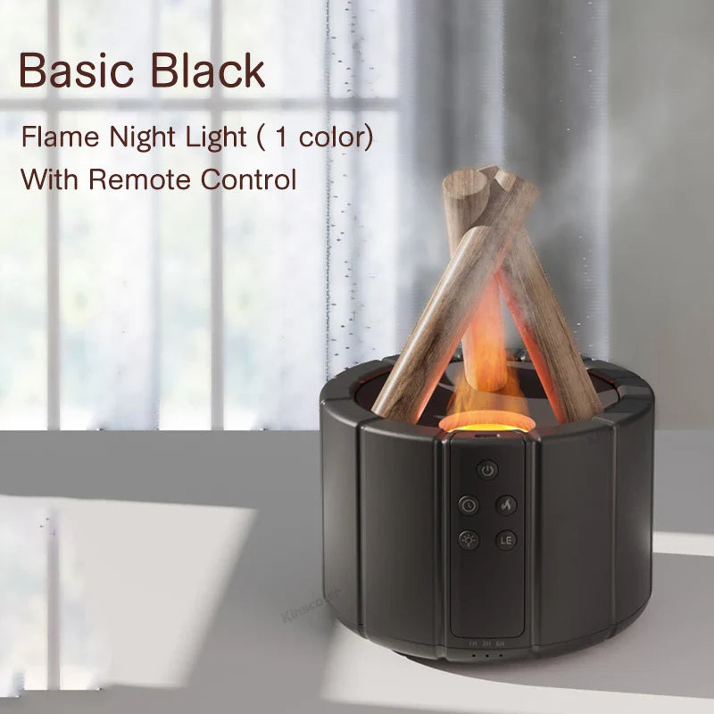 Simulated Flame Ultrasonic Aroma Diffuser Mist Maker