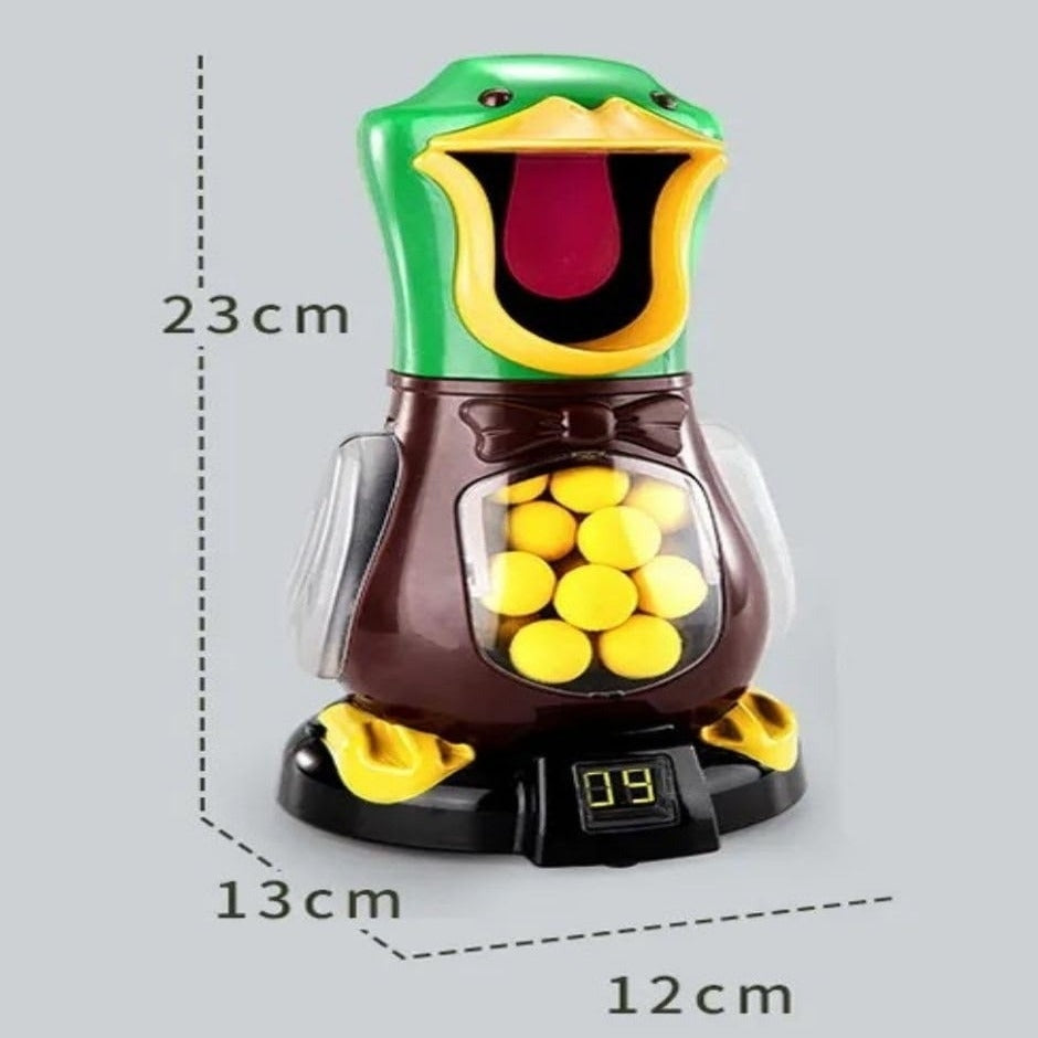 Shooting Duck Toy with Safe EVA Foam Balls, Electronic LCD Scoreboard, Safe for Ages 3+
