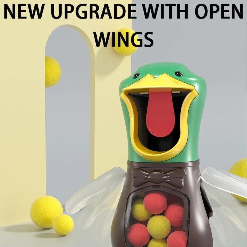 Shooting Duck Toy with Safe EVA Foam Balls, Electronic LCD Scoreboard, Safe for Ages 3+
