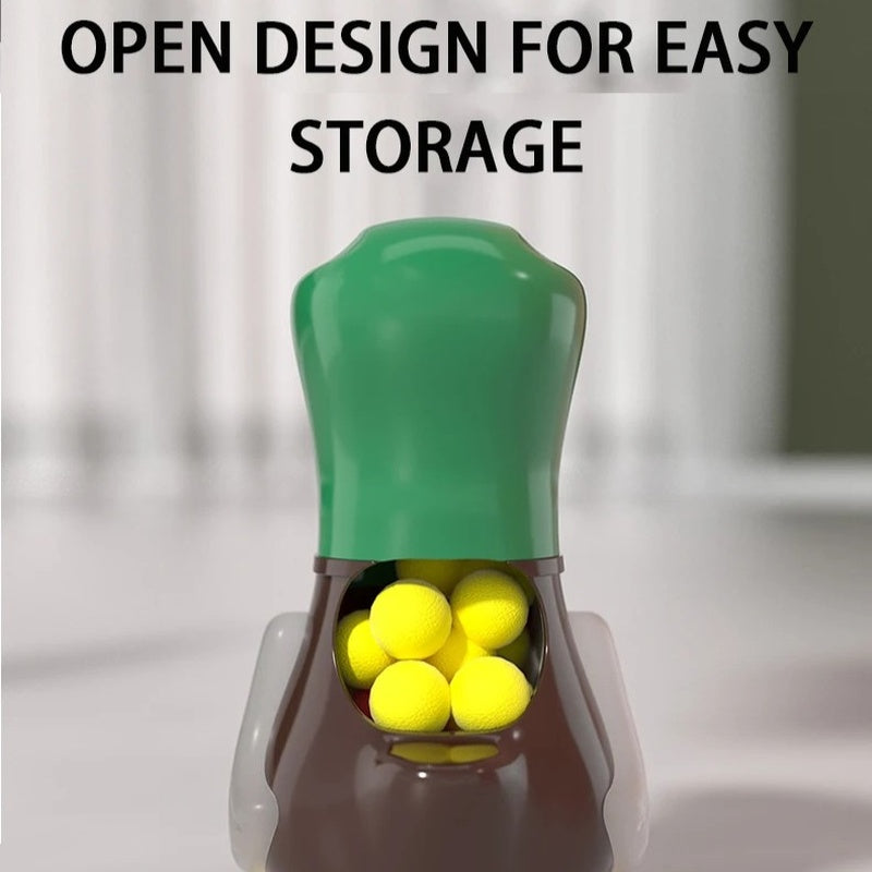Shooting Duck Toy with Safe EVA Foam Balls, Electronic LCD Scoreboard, Safe for Ages 3+