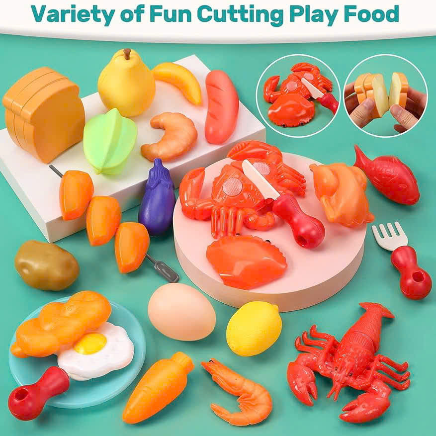 Simulated Barbecue Set with Sound, Light, Foldable Design & Easy to Carry, Safe for Ages 3+