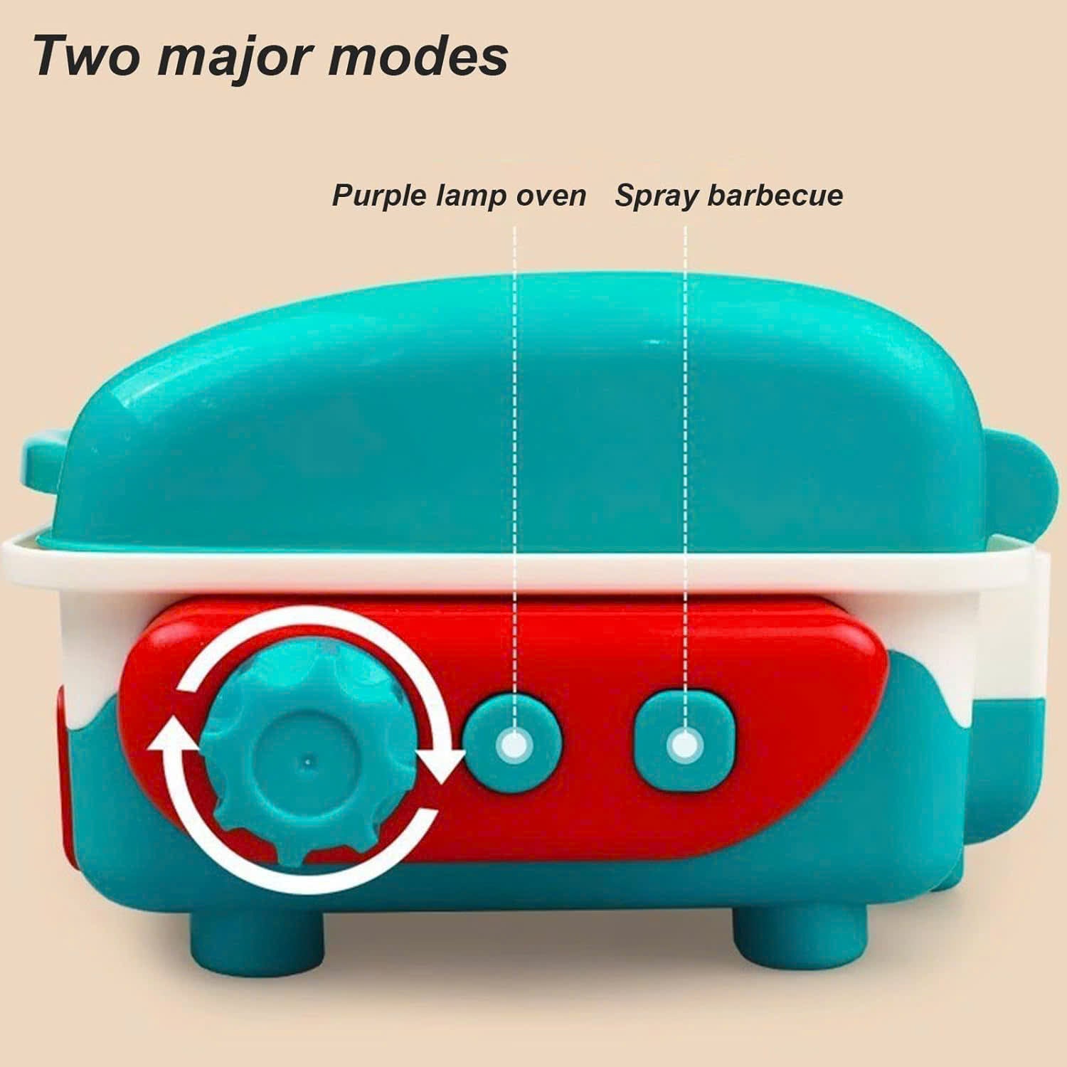 Simulated Barbecue Set with Sound, Light, Foldable Design & Easy to Carry, Safe for Ages 3+