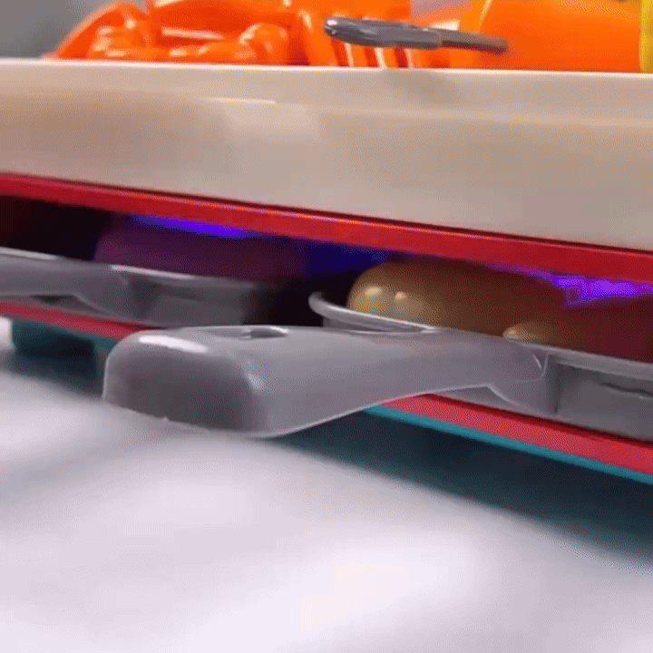 Simulated Barbecue Set with Sound, Light, Foldable Design & Easy to Carry, Safe for Ages 3+