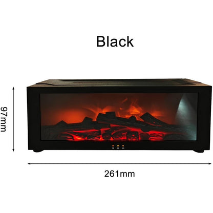 Simulated Flame Aromatherapy Diffuser and Air Humidifier with Timer, Essential oil diffusion
