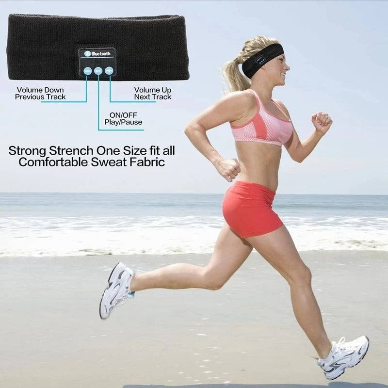 Sleep Bluetooth Headband Wireless, Bluetooth Sports Headband, Headband Eye Mask