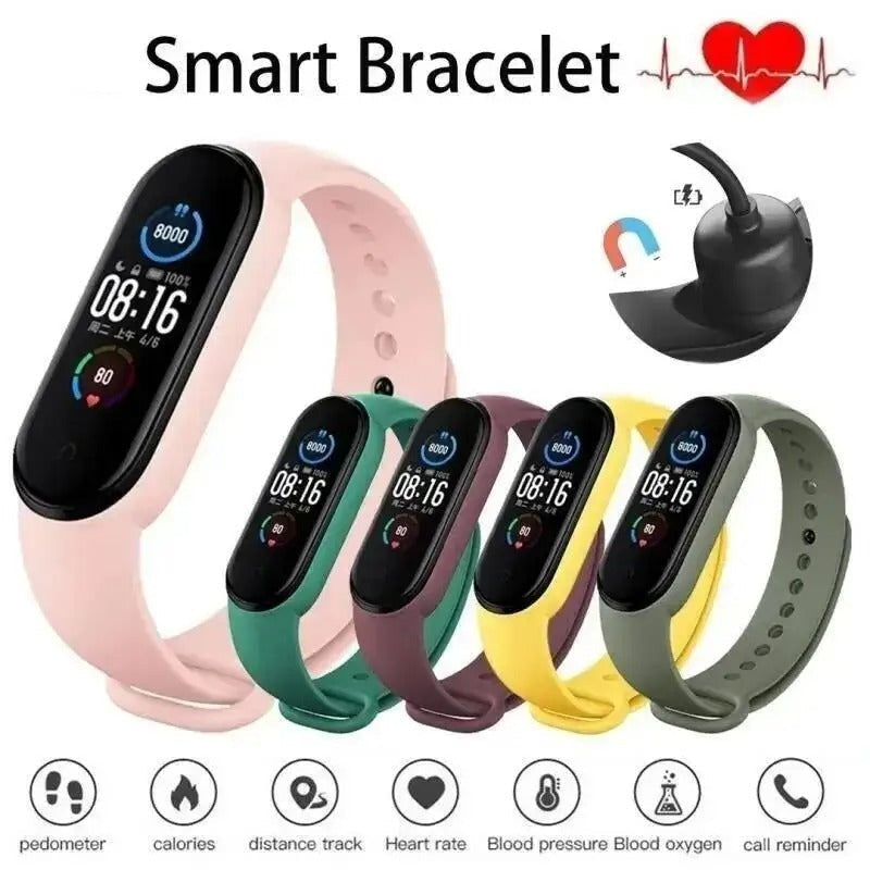 Smart Bluetooth Watch with Step Counter & Alerts