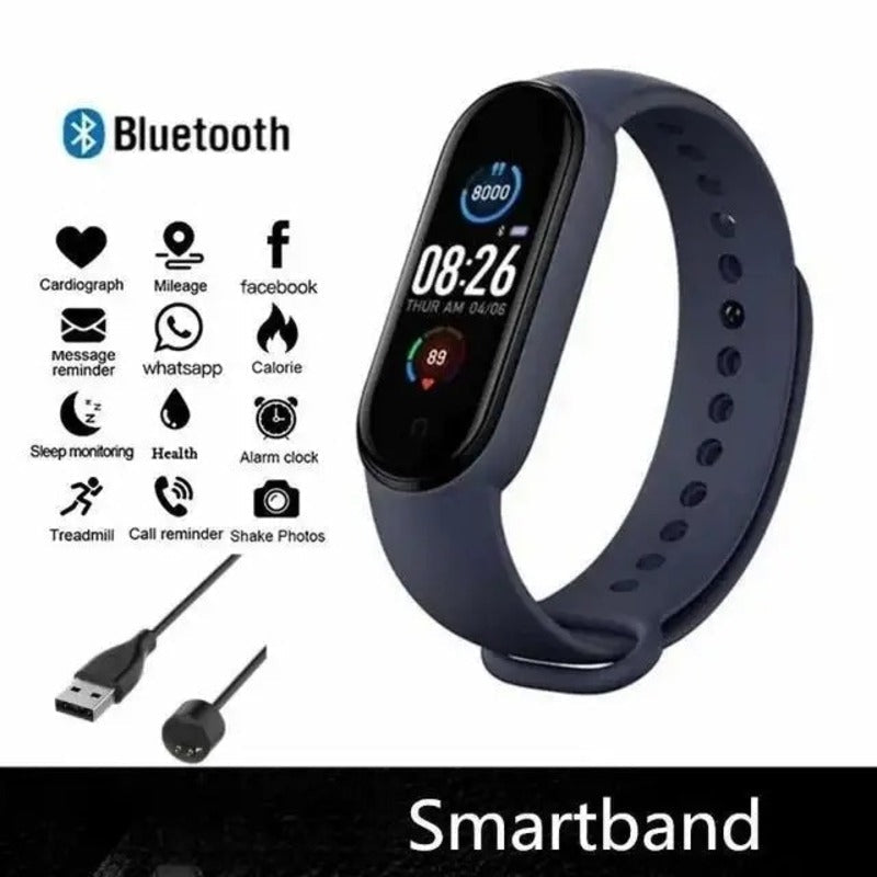 Smart Bluetooth Watch with Step Counter & Alerts