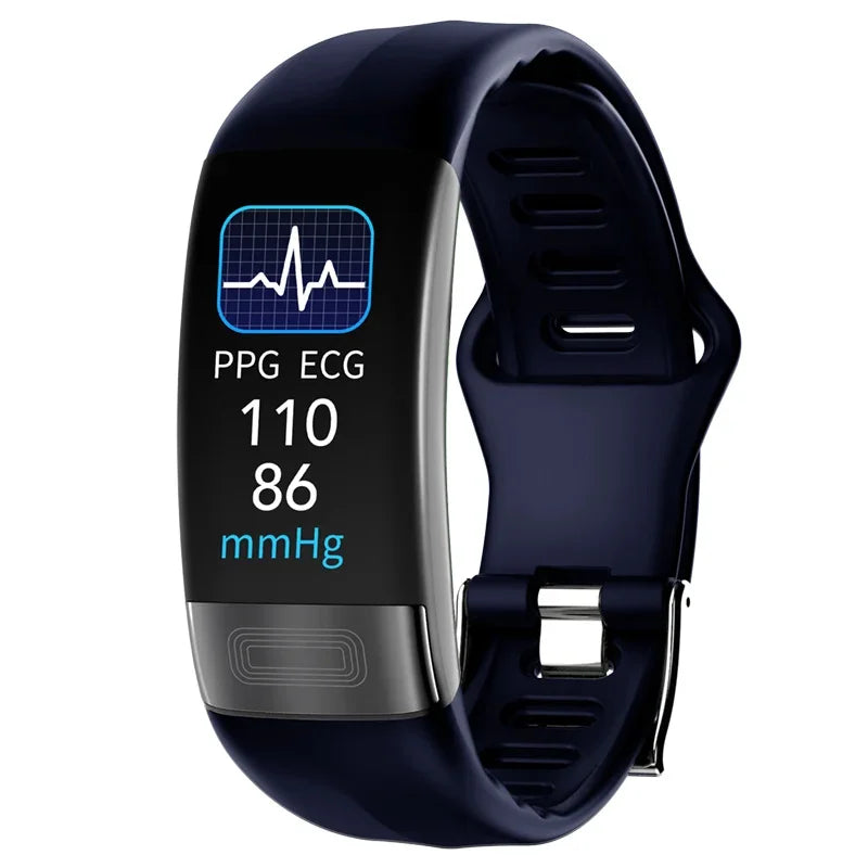 Smart Health Monitoring Bracelet with Multiple Sensors – Sleep Tracking, Activity Metrics, Notifications, Alarms & Reminders