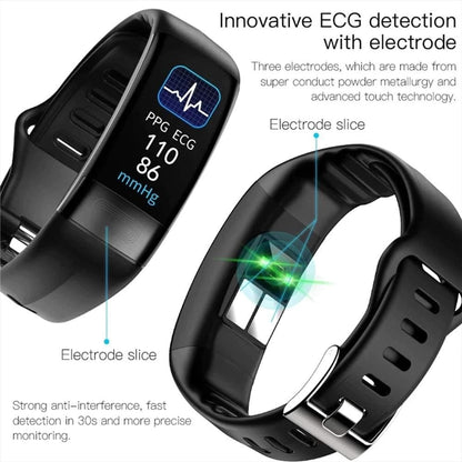 Smart Health Monitoring Bracelet with Multiple Sensors – Sleep Tracking, Activity Metrics, Notifications, Alarms & Reminders