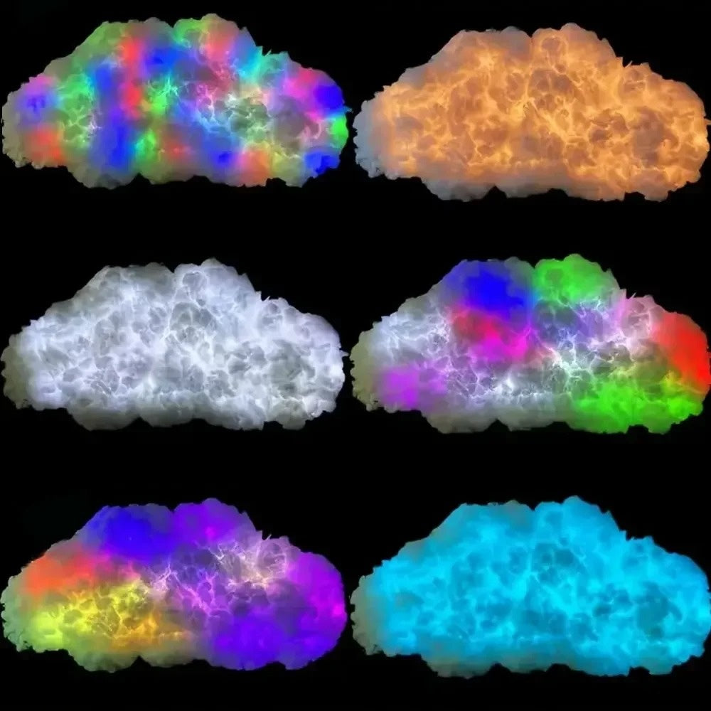 Smart RGB Music Rhythm Cloud Light – Lamp with App Control, Voice Sync and Dreamy Ambience for Bedrooms, Parties or Gaming Rooms