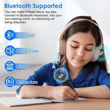 Smart Translation Pen – 142 Languages Real-Time Text Scanner & Voice Translator with Recording