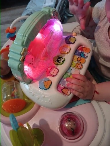 Snowflake Piano Keyboard Toy – Light-Up Musical Instrument for Kids, Safe for Ages 3+
