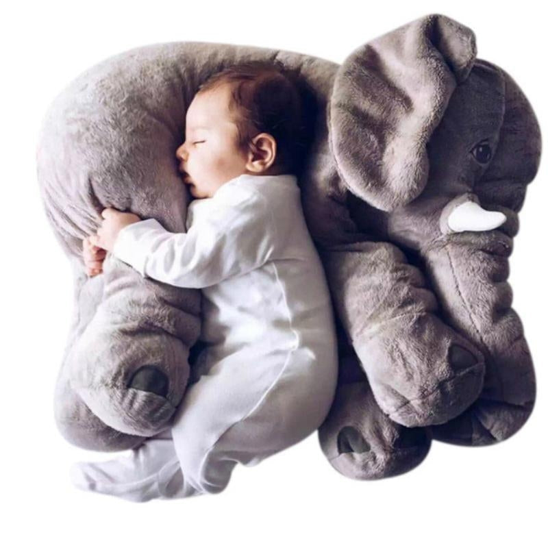 Soft Elephant Plush Pillow Toy for Kids Room