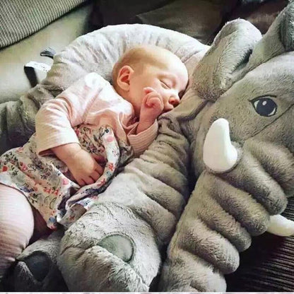 Soft Elephant Plush Pillow Toy for Kids Room