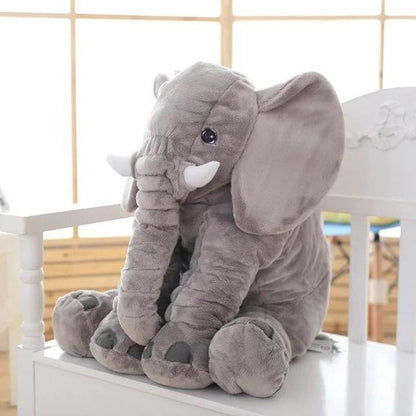 Soft Elephant Plush Pillow Toy for Kids Room