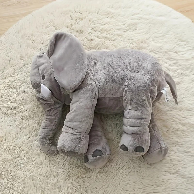 Soft Elephant Plush Pillow Toy for Kids Room