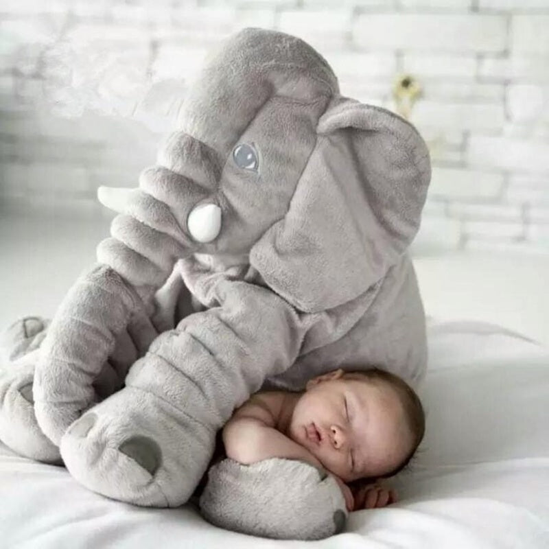 Soft Elephant Plush Pillow Toy for Kids Room