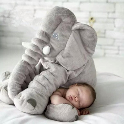 Soft Elephant Plush Pillow Toy for Kids Room