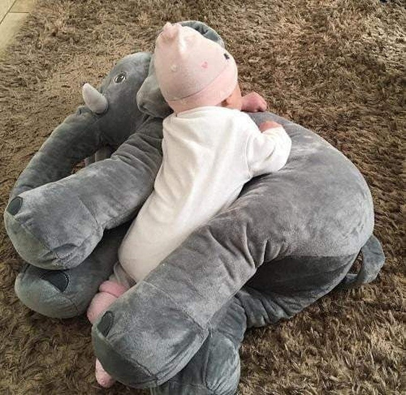 Soft Elephant Plush Pillowcase for Kids Room Decor