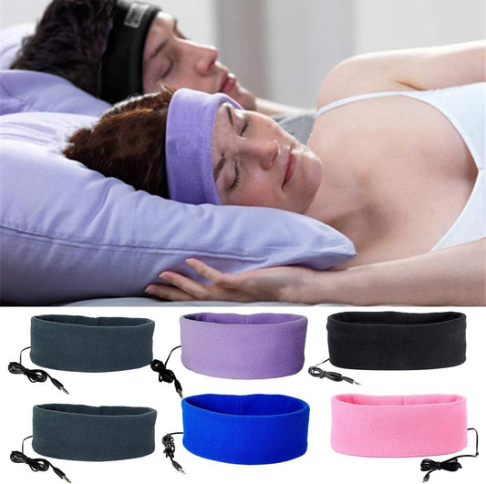 Soft Sleeping Headband with Built-in Headphones