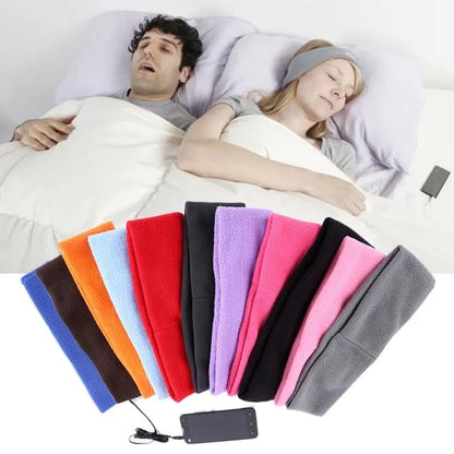 Soft Sleeping Headband with Built-in Headphones