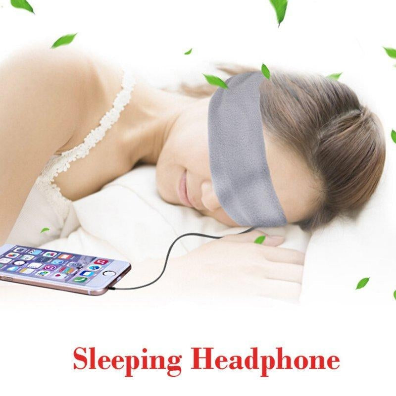 Soft Sleeping Headband with Built-in Headphones