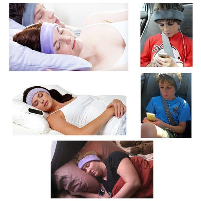 Soft Sleeping Headband with Built-in Headphones
