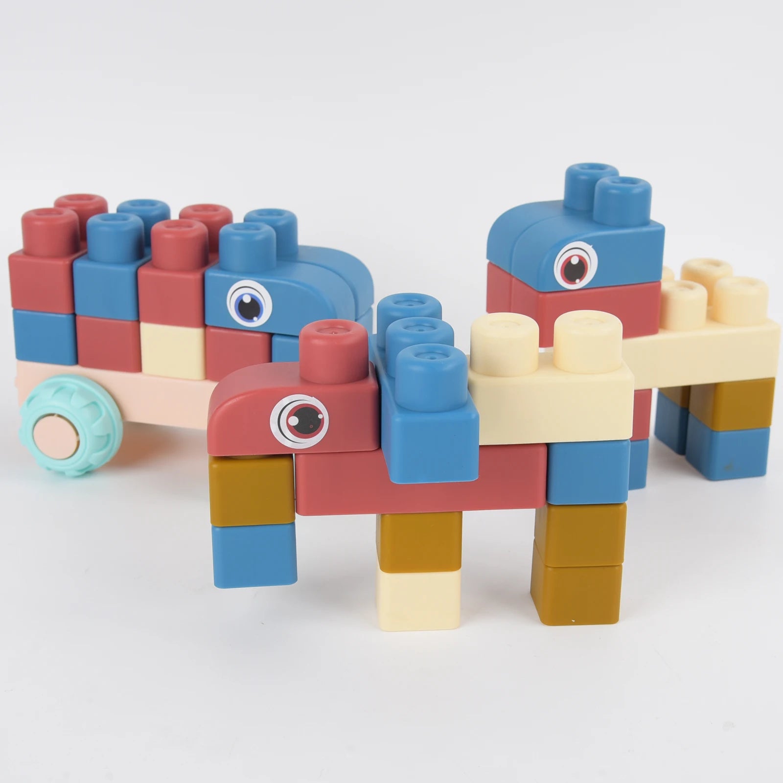 Soft Building Blocks – Safe and Fun Construction Toy with Soft Rubber Material, Smooth Edges, No Burrs, Safe for Ages 1+