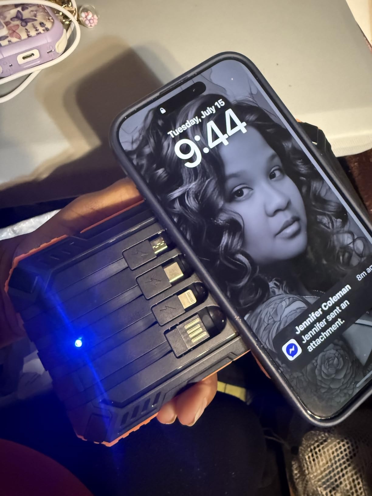 Solar Charger Power Bank With 20000mAh, USB & Wireless Charging, Weather-Resistant