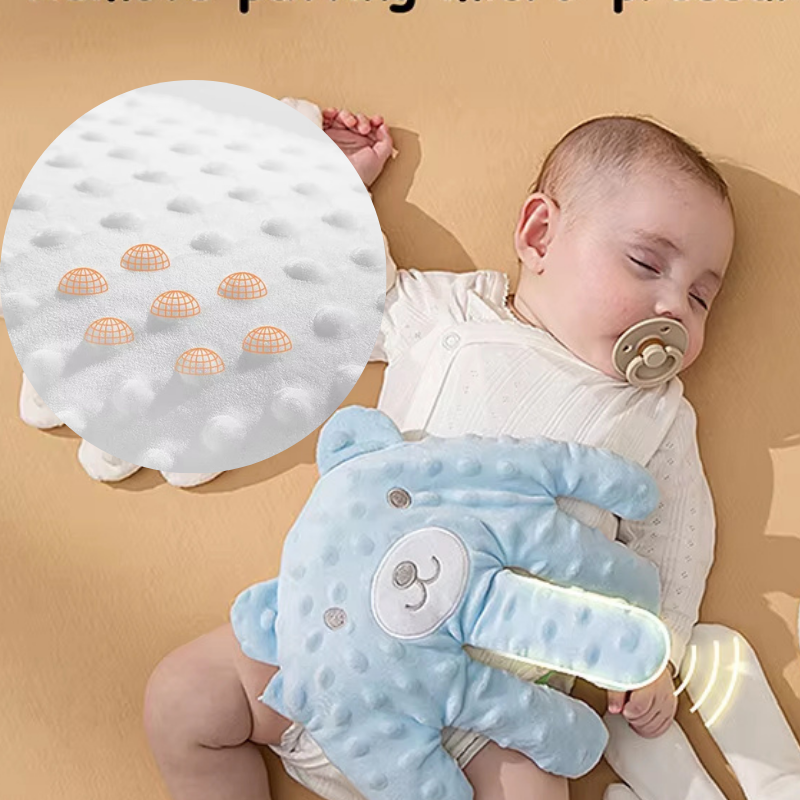 Soothing Baby Hand Pillow – Gentle Electric Patting Toy for Comfort & Startle Prevention