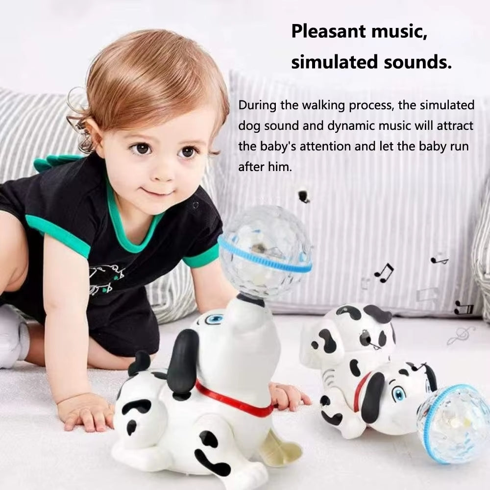 Spinning Dalmatian Toy With Lights And Music, Boosts Kids’ Brain Development, Safe For Ages 3+.