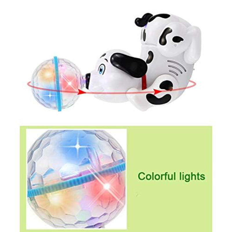 Spinning Dalmatian Toy With Lights And Music, Boosts Kids’ Brain Development, Safe For Ages 3+.