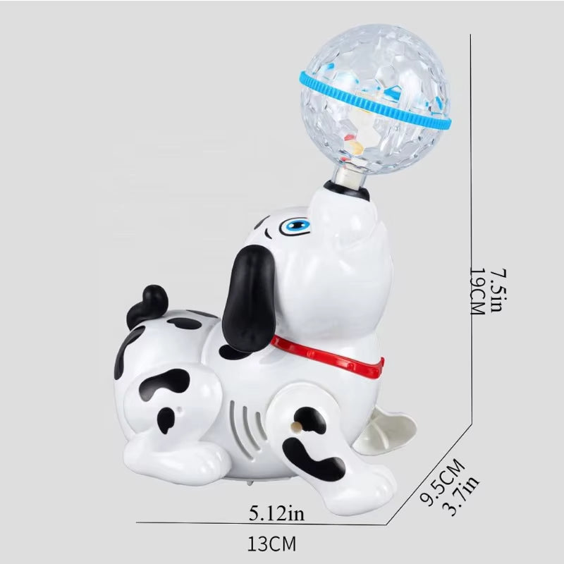 Spinning Dalmatian Toy With Lights And Music, Boosts Kids’ Brain Development, Safe For Ages 3+.