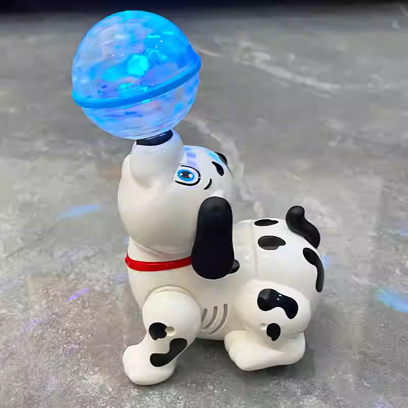 Spinning Dalmatian Toy With Lights And Music, Boosts Kids’ Brain Development, Safe For Ages 3+.