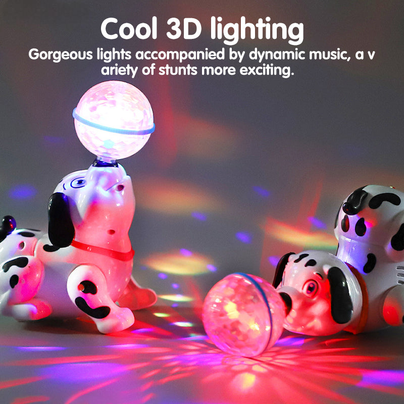 Spinning Dalmatian Toy With Lights And Music, Boosts Kids’ Brain Development, Safe For Ages 3+.