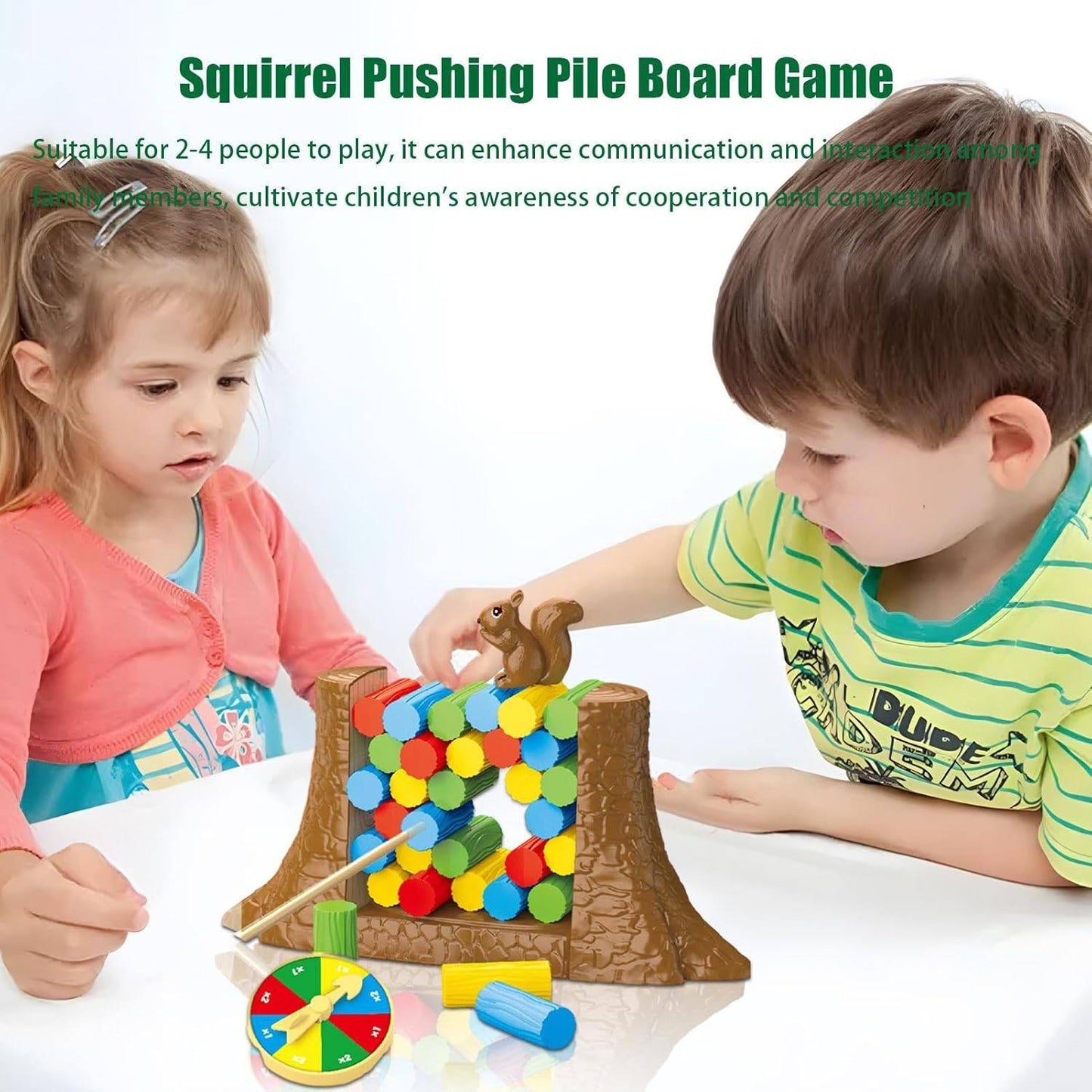 Squirrel Balance Game With Polypropylene, Educational Toy, Motor Skills & Thinking Training, Safe for 5 months