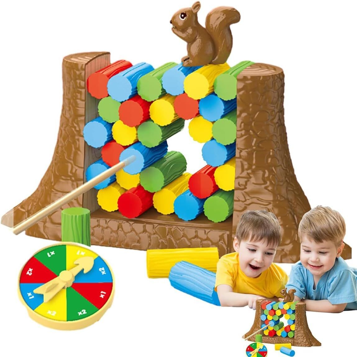 Squirrel Balance Game With Polypropylene, Educational Toy, Motor Skills & Thinking Training, Safe for 5 months