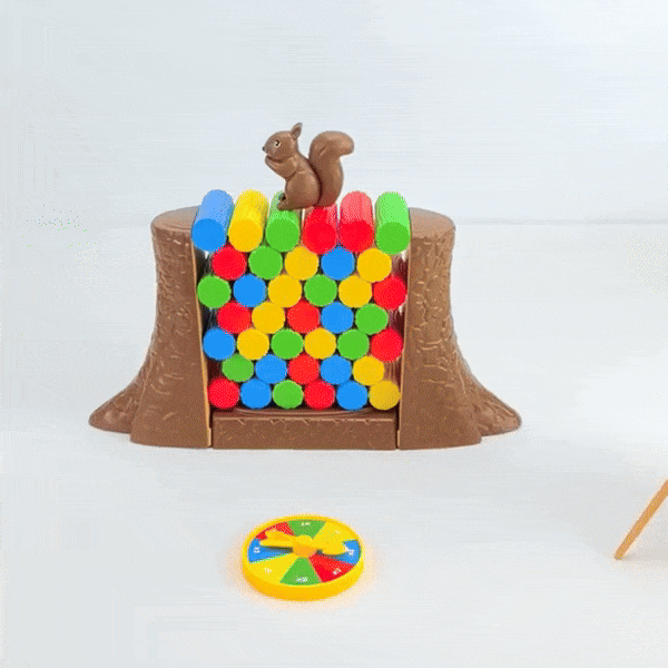 Squirrel Balance Game With Polypropylene, Educational Toy, Motor Skills & Thinking Training, Safe for 5 months