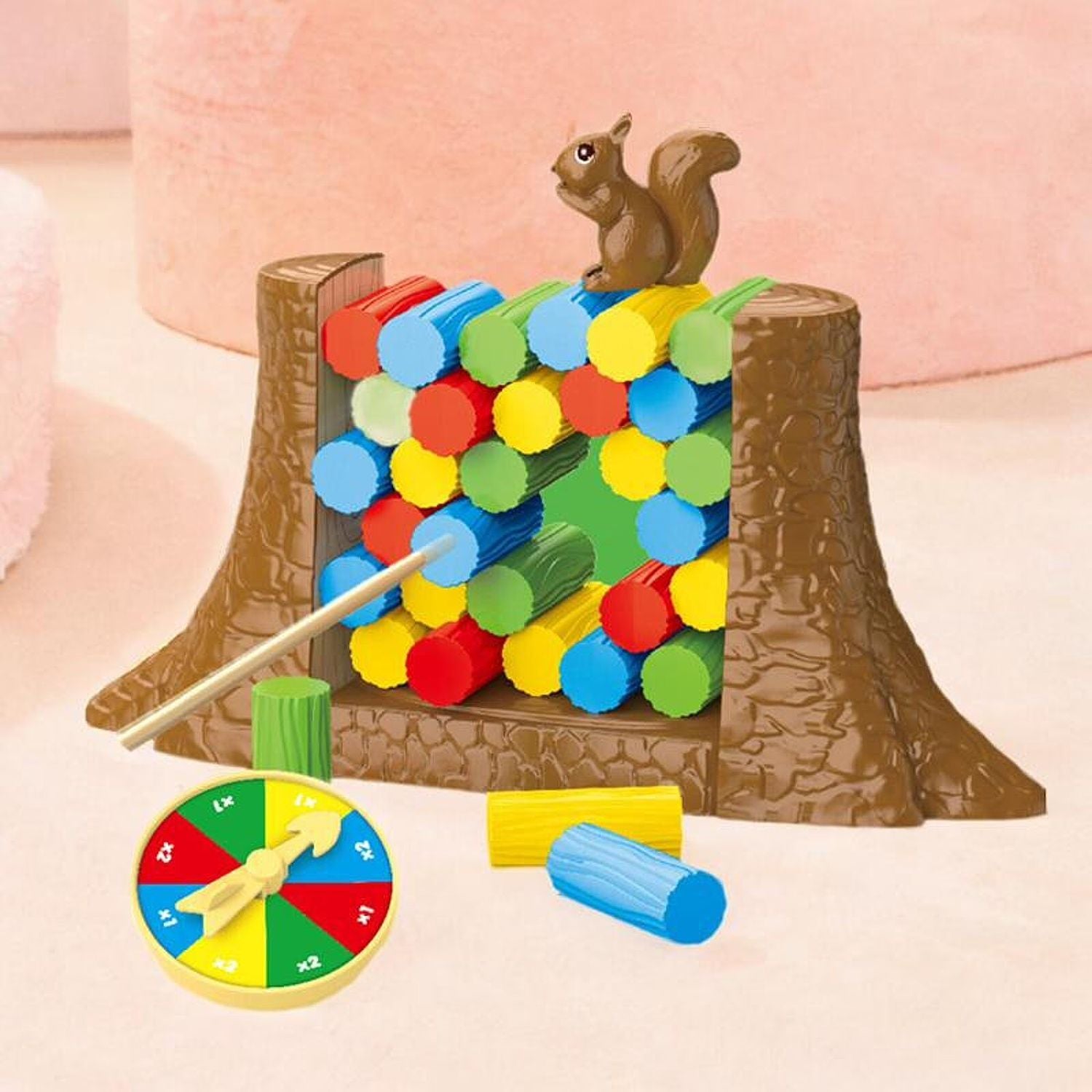Squirrel Balance Game With Polypropylene, Educational Toy, Motor Skills & Thinking Training, Safe for 5 months