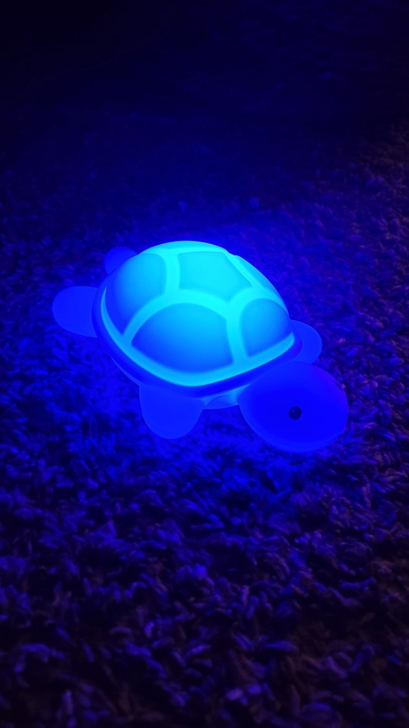 Squishy Silicone Cute Turtle LED Night Light - Perfect Gift for Kids and Girls
