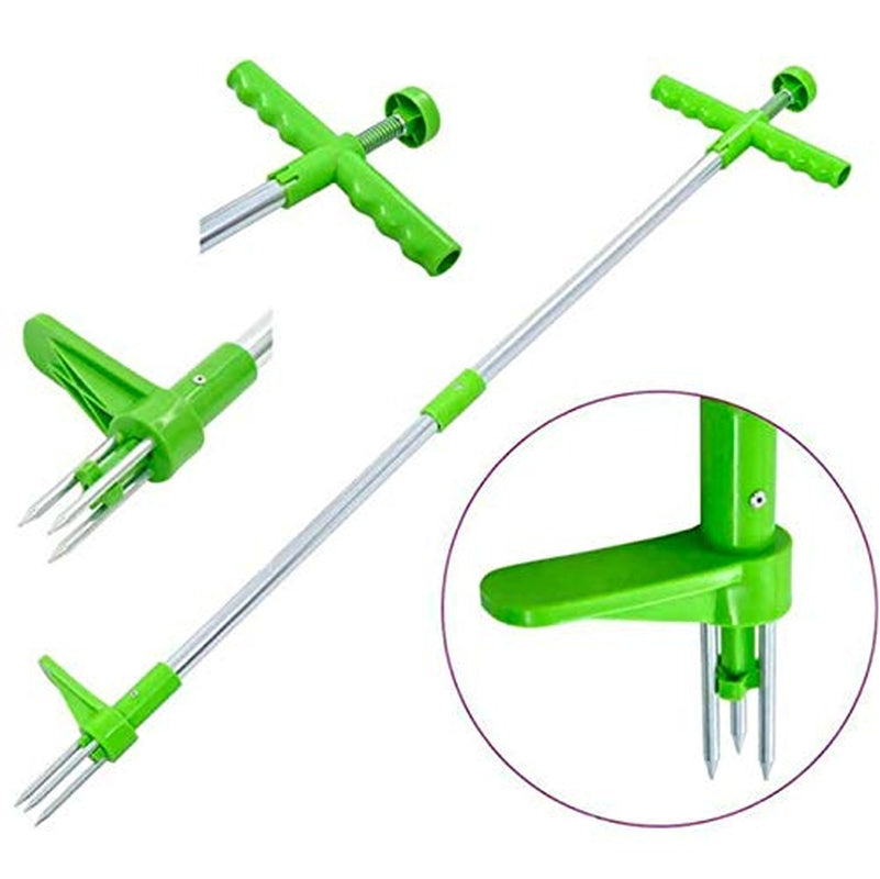 Standing Weed Puller Root Removal Tool