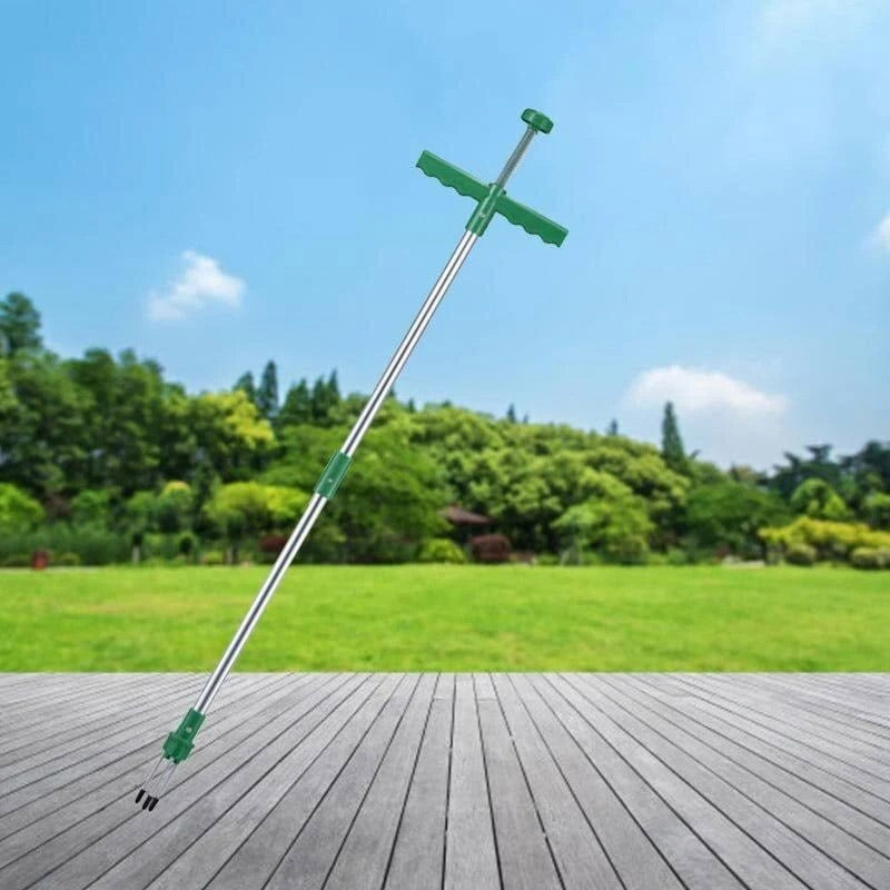 Standing Weed Puller Root Removal Tool