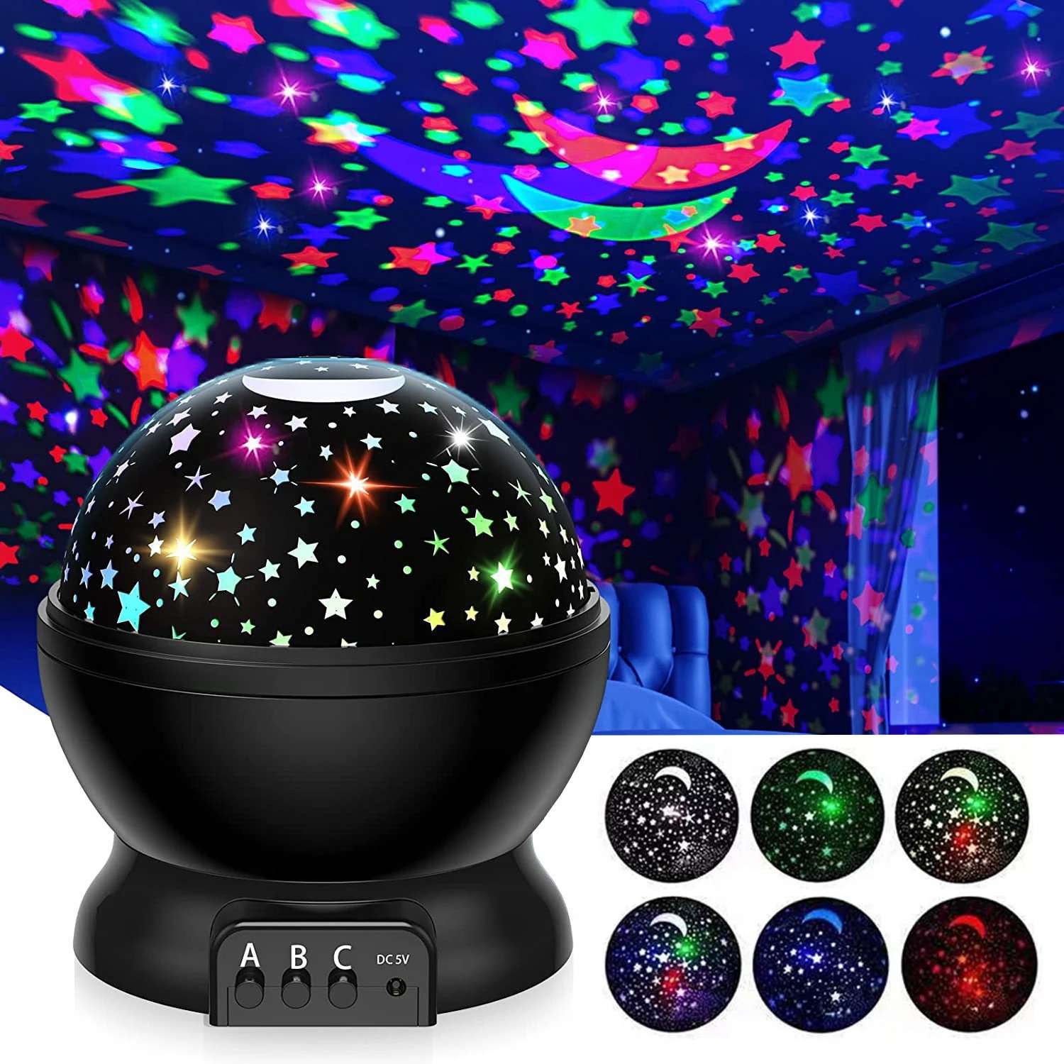 Star Projector Lamp - Night Sky Light - Relaxing Bedroom Decor