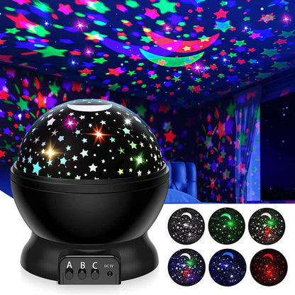Star Projector Lamp - Night Sky Light - Relaxing Bedroom Decor