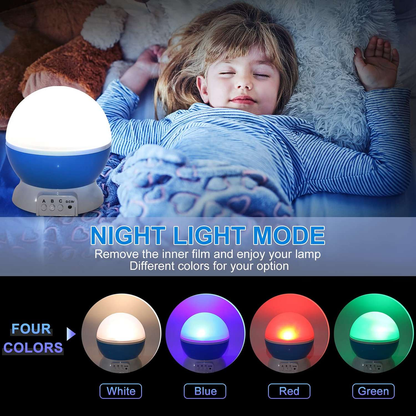 Star Projector Lamp - Night Sky Light - Relaxing Bedroom Decor