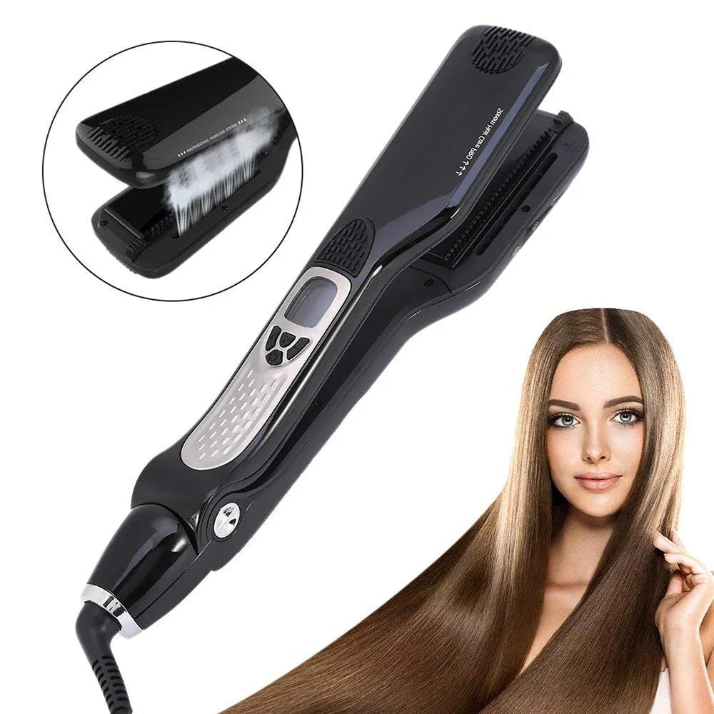Steam Flat Iron with Ceramic & Tourmaline Plates